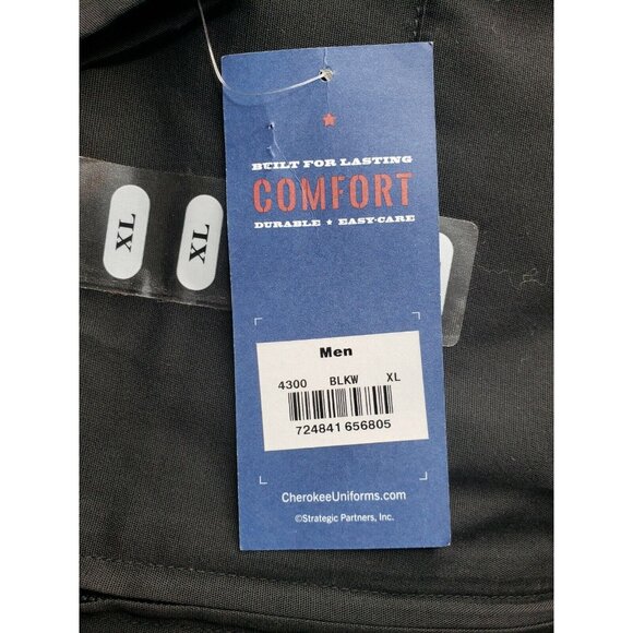 Cherokee Men’s Black Zip-Up Shirt XL – Embroidered Design, 3 Pocket Utility Styl - Picture 6 of 11